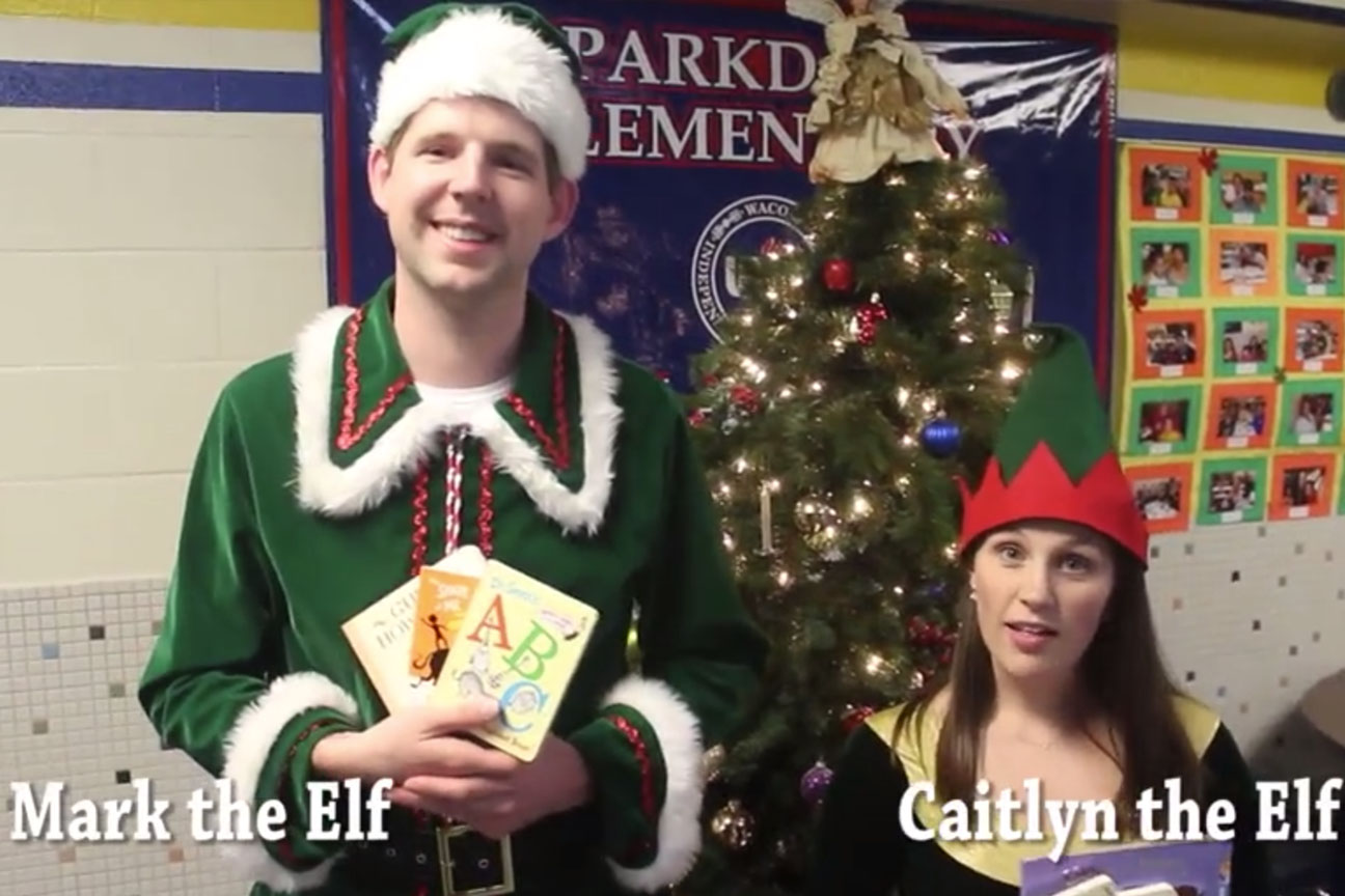 The CNB Elves take Storybook Christmas to Parkdale Elementary