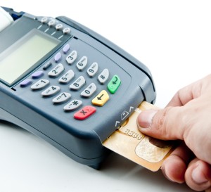 To accept chip (EMV) cards, point-of-sale merchants will need to upgrade their processing equipment.