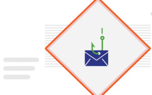 Image of Email Envelope with Fish Hook Through It